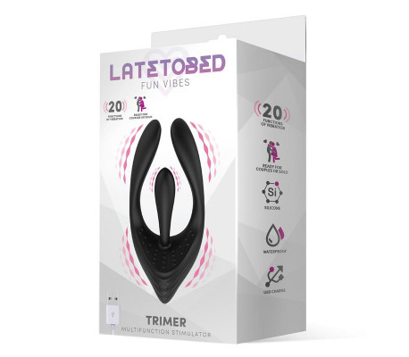 Trimer Estimulador 3 Motores Flexible USB Silicona