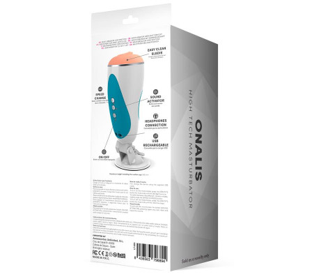 Onalis High Tech Masturbador Sistema Gemidos y Vibración Vagina USB