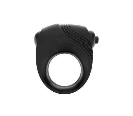 Romeri Anillo + Bala Vibradora Silicona Negro