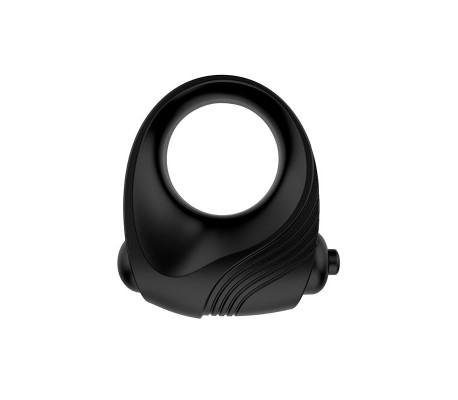 Romeri Anillo + Bala Vibradora Silicona Negro