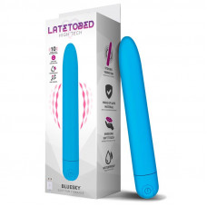 Bluesky Vibrador 10 Funciones 18,5 cm USB Azul Mate