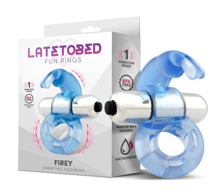 Firey Anillo Vibrador con Conejito Azul
