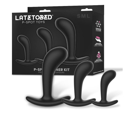 Set de 3 Masajeadores Prostáticos