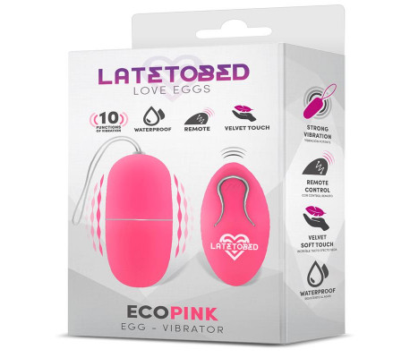 Ecopink Huevo Vibrador con Control Remoto