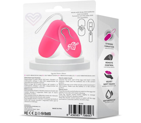 Ecopink Huevo Vibrador con Control Remoto