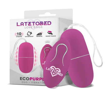 Ecopurple Huevo Vibrador con Control Remoto