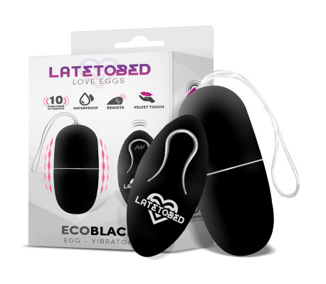 Ecoblack Huevo Vibrador con Control Remoto