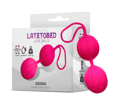 Geisha Bolas Kegel Doble Rose Red 70 gr