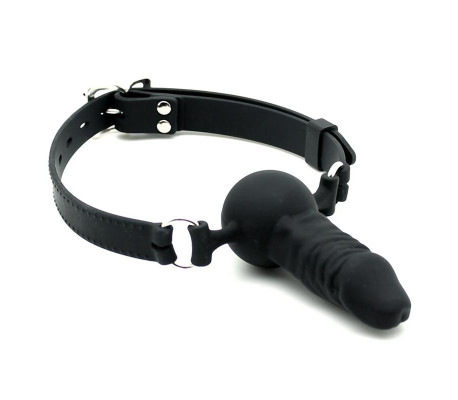 Rimba Latex Play Mordaza con Dildo