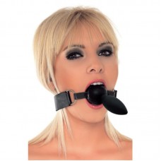 Mordaza con Plug Silicona