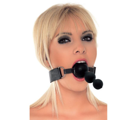 Rimba Latex Play Mordaza Con 3 Bolas