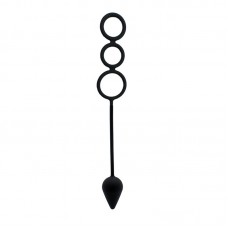Plug con Anillos Pene Silicona