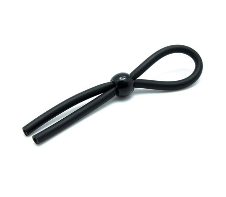 Rimba Latex Play Cordón Ajustable para Pene Color Negro