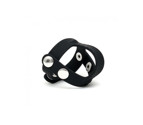 Rimba Latex Play Anillo para el Pene y los Testículos Ajustable