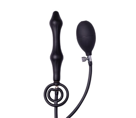 Plug Anal Inflable con Doble Bomba