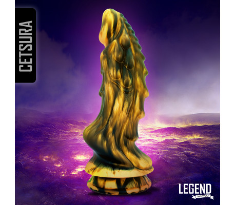 Cetsura Dildo Dragon Silicona Líquida 27 cm