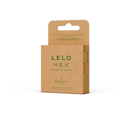 HEX Condoms Organic 3 unidades