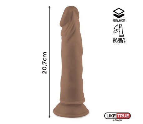 Lenser Dildo Realista Articulable-Posable Dildo 8 Marrón