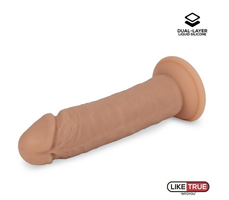 Dildo Realista Silicona Líquida Dual Layer 8.5