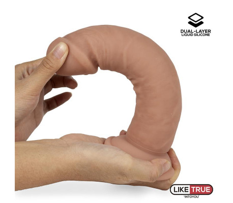 Dildo Realista Silicona Líquida Dual Layer 8.5