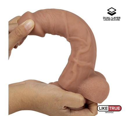 Dildo Realista Silicona Líquida Dual Layer 8