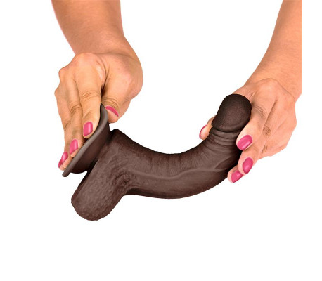 Slidy Dildo Realista Dual Layer Retráctil y Orientable 7