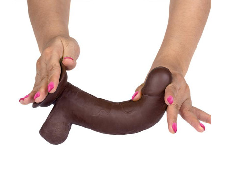 Slidy Dildo Realista Dual Layer Retráctil y Orientable 8
