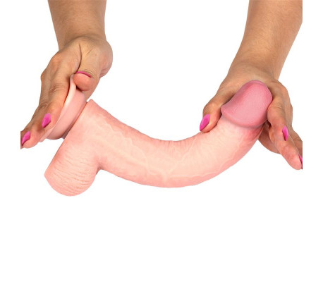 Slidy Dildo Realista Dual Layer Retráctil y Orientable 9