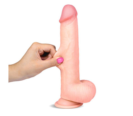 Slidy Dildo Realista Dual Layer Retráctil y Orientable 9