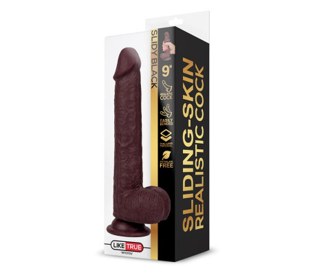 Slidy Dildo Realista Dual Layer Retráctil y Orientable 9