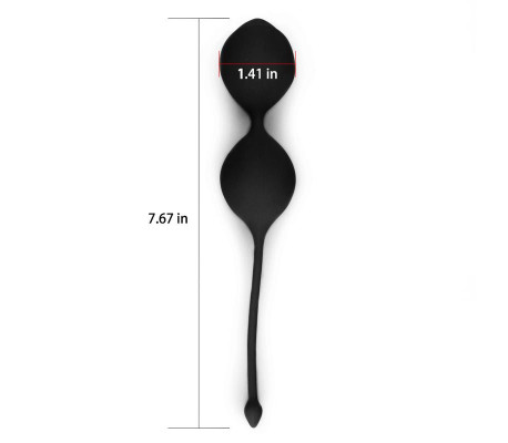 Bolas Kegel con Peso iWhizz Luna Negro