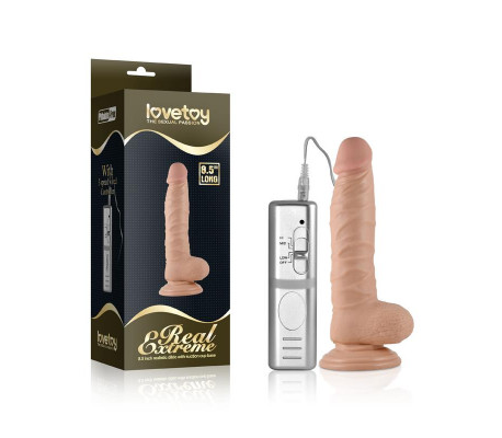 Dildo Real Extreme con Vibración 8.5 Natural