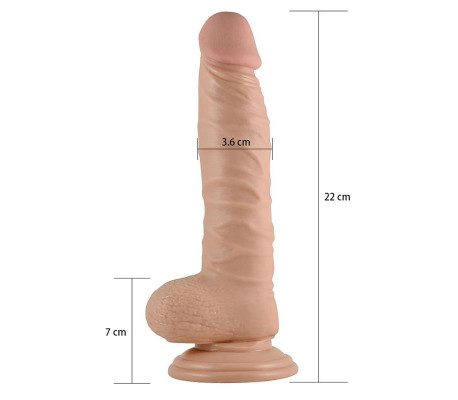 Dildo Real Extreme Realista 8.5 Natural
