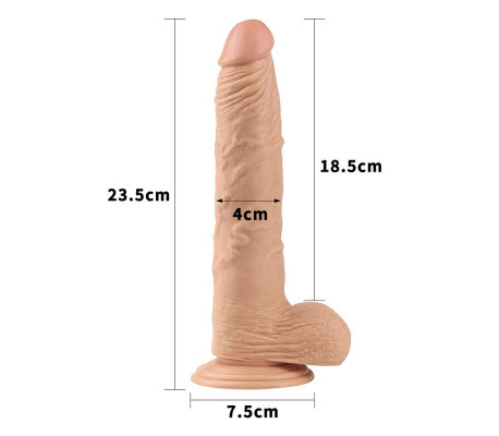 Dildo Real Extreme 9.5 Natural
