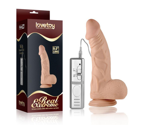 Dildo Real Extreme Dildo con Vibración 9 Natural