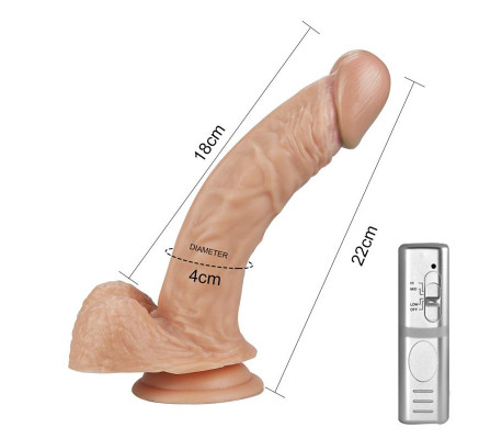 Dildo Real Extreme con Vibración 8.5 Natural