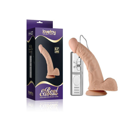 Dildo Real Extreme con Vibración 8.5 Natural