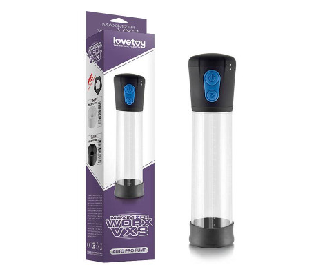 Bomba para el Pene Automática Maximizer Worx VX3