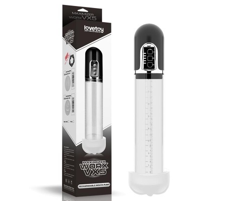 Bomba para el Pene Automática Maximizer Worx VX5 USB Boca