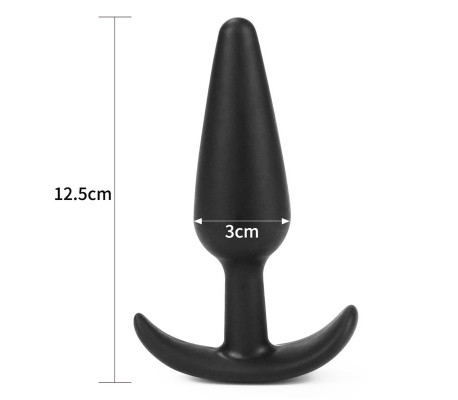 Plug Anal Lure Me Talla L Negro