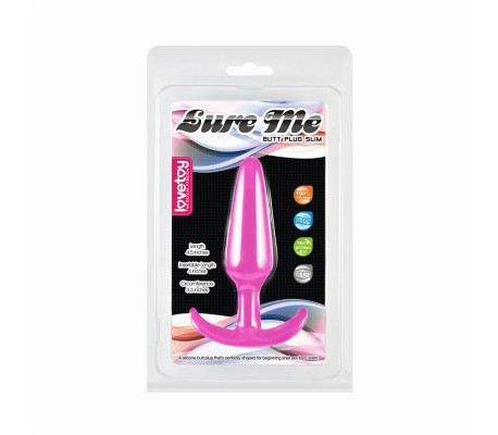 Plug Anal Lure Me Talla S Rosa