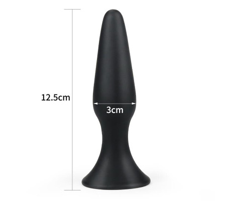 Plug Anal Lure Me Talla L Negro