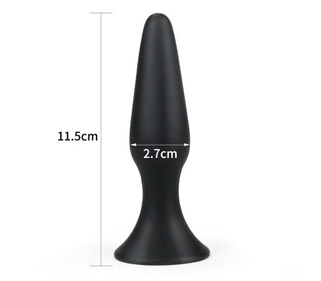 Plug Anal Lure Me Talla S Negro