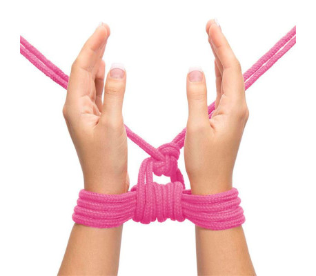 Cuerda Bondage Suave Rosa