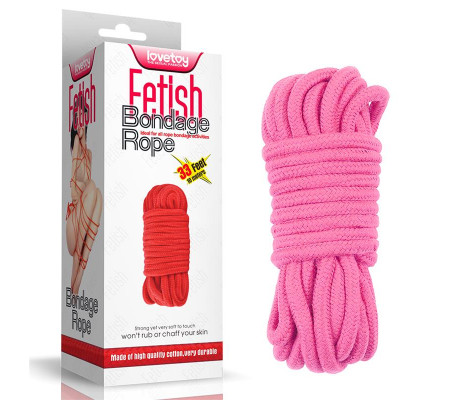 Cuerda Bondage Suave Rosa