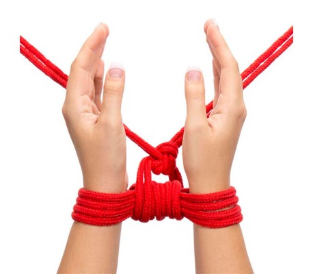Cuerda Bondage Suave Rojo