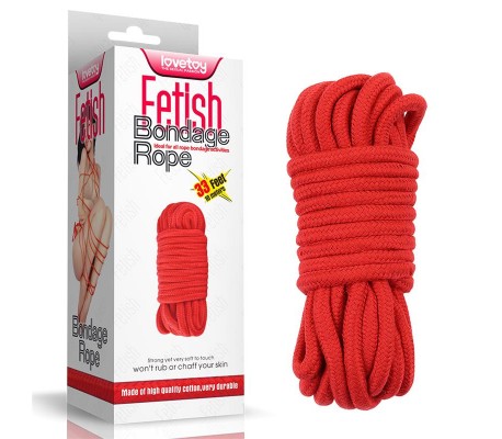 Cuerda Bondage Suave Rojo