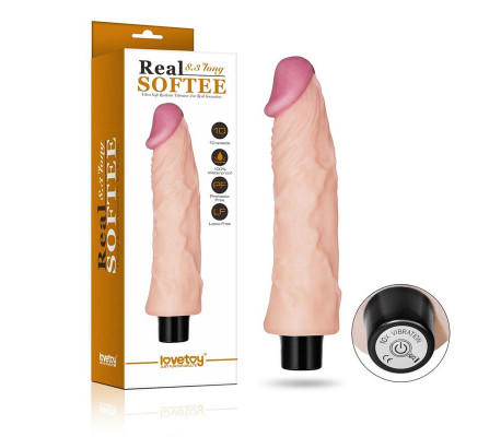 Vibrador Real Softee 8 Natural