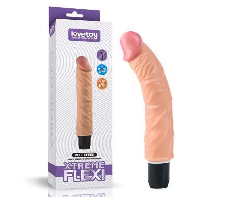 Dildo Flexi 9.5 con Vibración Natural