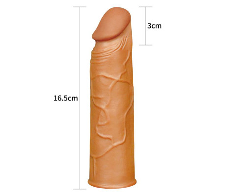 Funda para el Pene Pleasure X Tender Marrón